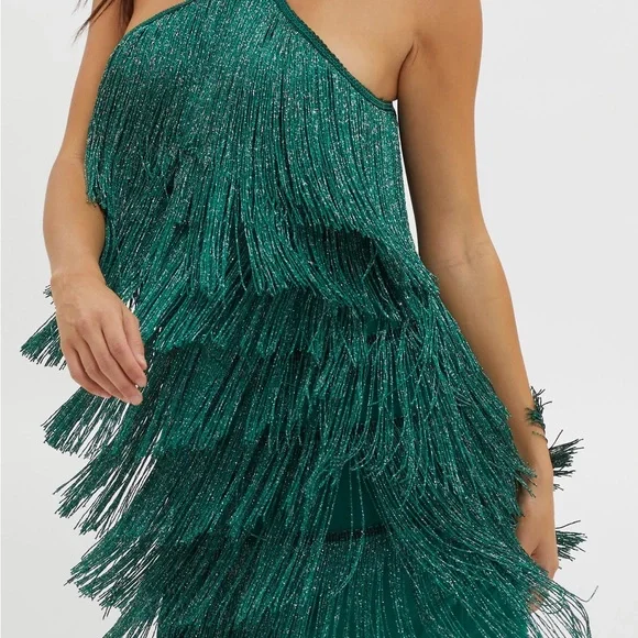 slim fit dress slacks Strapless Short Green Homecoming Dress with Sequins Everglade / 10 main image 1